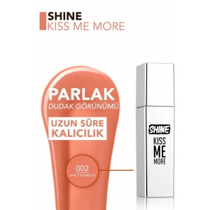 Flormar Shine Kiss Me Lipstick 002 Apricot - 4
