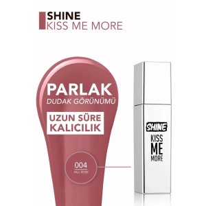 Flormar Shine Kiss Me Lipstick 004 Fall Rose - 4