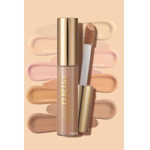 Flormar Stay Perfect Yüksek Pigmentli & Yarı Mat Bitişli Likit Kapatıcı 002 Light - 4