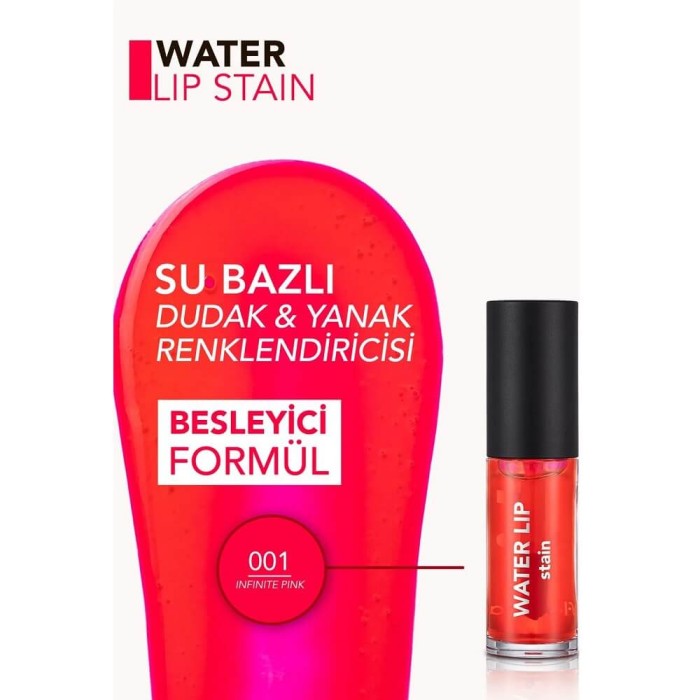 Flormar Su Bazlı Dudak Renklendiricisi 001 Infinite Pink 6.4 Ml - 4