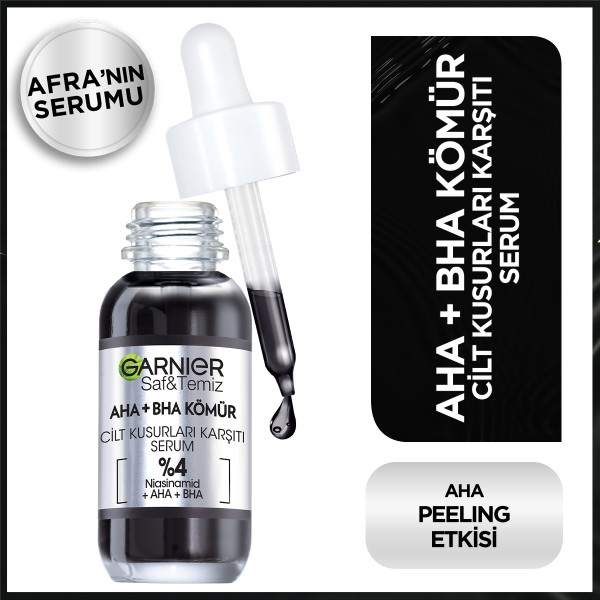 Garnier AHA+BHA Kömür Cilt Kusurları Karşıtı Serum 30 Ml - 2