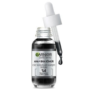 Garnier Cilt - Garnier AHA+BHA Kömür Cilt Kusurları Karşıtı Serum 30 Ml