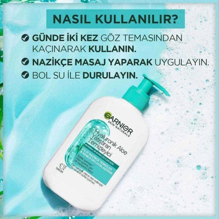 Garnier Aloe Nemlendiren ve Yatıştıran Temizleyici 250 Ml - 7