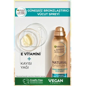 Garnier Ambre Solaire Natural Bronzer Güneşsiz Bronzlaştırıcı Sprey 150 Ml - 4