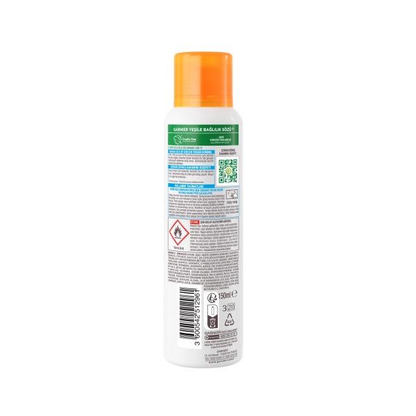 Garnier Ambre Solaire Sensitive Advanced Hipoalerjenik SPF50+ Güneş Koruyucu Sprey 150 Ml - 2