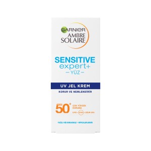 Garnier Ambre Solaire Sensitive Expert+ Güneşe Karşı Hassas Ciltler için SPF50+ Güneş Koruyucu Jel Krem 50 ml - Garnier Cilt