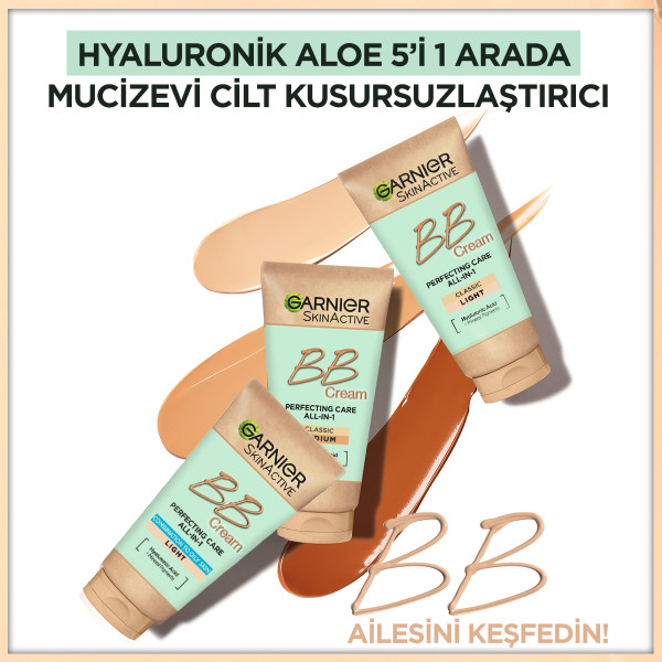 Garnier BB Krem Mucizevi Cilt Kusursuzlaştırıcı Açık Ton Yağlı ve Karma Ciltler 50 Ml - 9