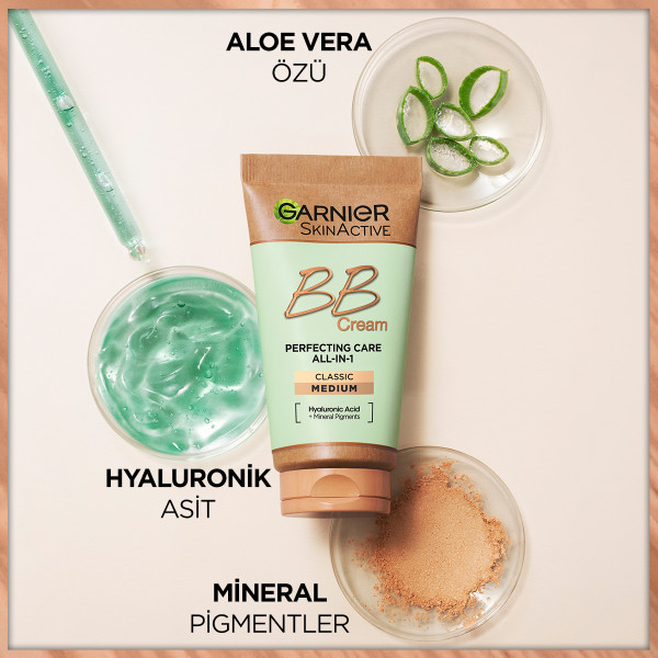 Garnier BB Krem Mucizevi Cilt Kusursuzlaştırıcı Orta Ton 50 Ml - 7
