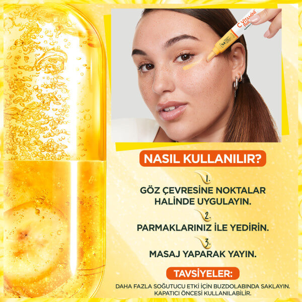 Garnier C Vitamini Parlak Aydınlatıcı Göz Kremi 15 Ml - 8