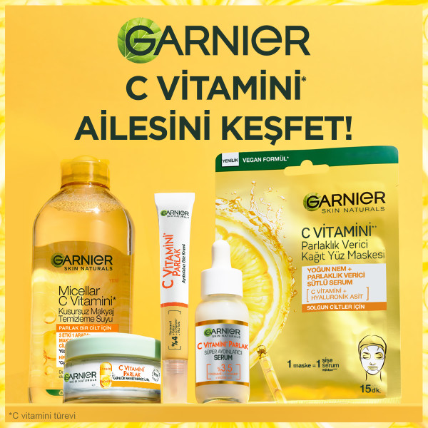Garnier C Vitamini Parlak Aydınlatıcı Göz Kremi 15 Ml - 10