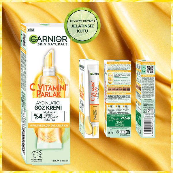 Garnier C Vitamini Parlak Aydınlatıcı Göz Kremi 15 Ml - 9