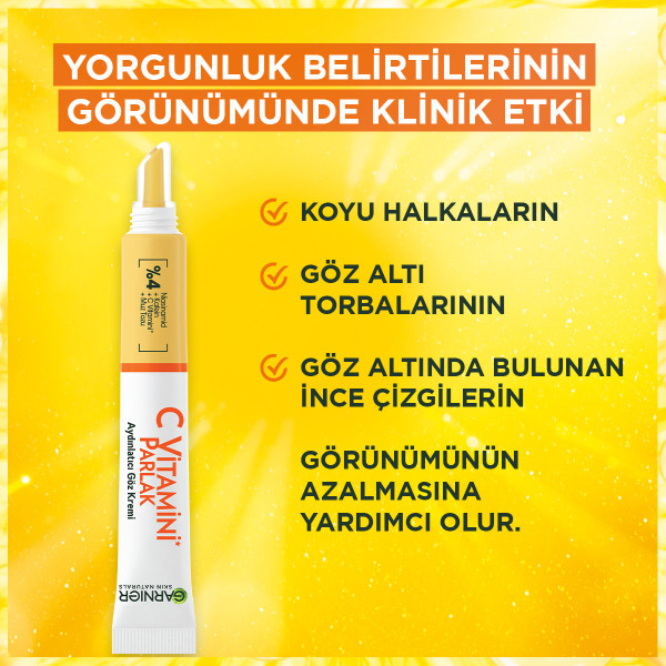 Garnier C Vitamini Parlak Aydınlatıcı Göz Kremi 15 Ml - 6