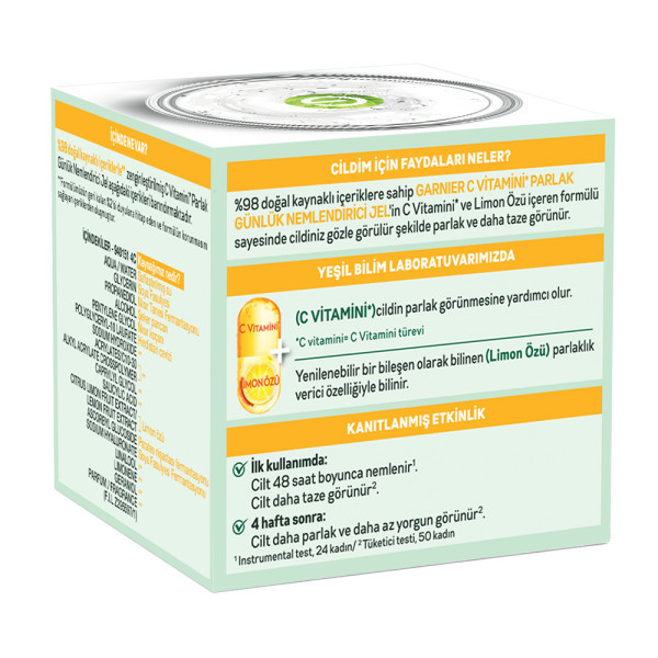 Garnier C Vitamini Parlak Gel Cream 50 Ml - 3