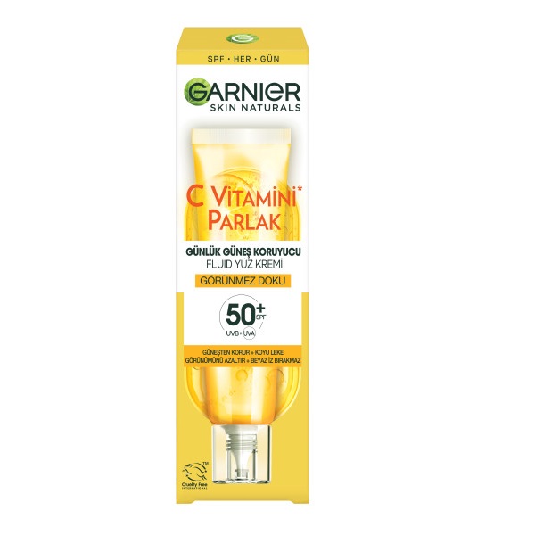 Garnier C Vitamini Parlak Günlük UV Korumalı Güneş Yüz Kremi Görünmez Doku SPF50+ 40 Ml - 3
