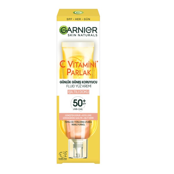 Garnier C Vitamini Parlak Günlük UV Korumalı Güneş Yüz Kremi Işıltılı Doku SPF50+ 40 Ml - 3