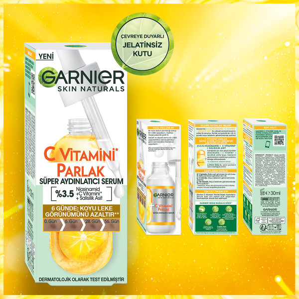 Garnier C Vitamini Parlak Süper Aydınlatıcı Serum 30 Ml - 8