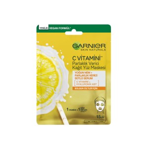 Garnier Cilt - Garnier C Vitamini Parlaklık Verici Kağıt Yüz Maskesi