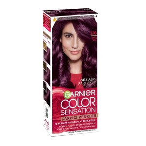 Garnier Çarpıcı Renkler Saç Boyası 3.16 Yoğun Küllü Kızıl - Garnier Saç Boyası