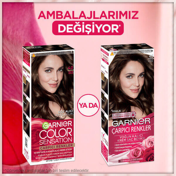 Garnier Çarpıcı Renkler Saç Boyası 4 Yoğun Kahve - 4
