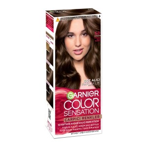 Garnier Çarpıcı Renkler Saç Boyası 5 Parlak Açık Kahve 