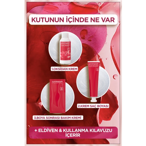 Garnier Çarpıcı Renkler Saç Boyası 5.62 Parlak Lal Kızılı - 2