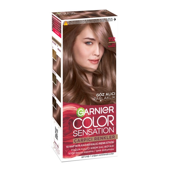 Garnier Çarpıcı Renkler Saç Boyası 7.12 İnci Kumral - 1