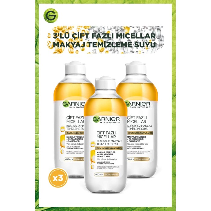 Garnier Çift Fazlı Micellar Kusursuz Makyaj Temizleme Suyu 400 Ml - 2