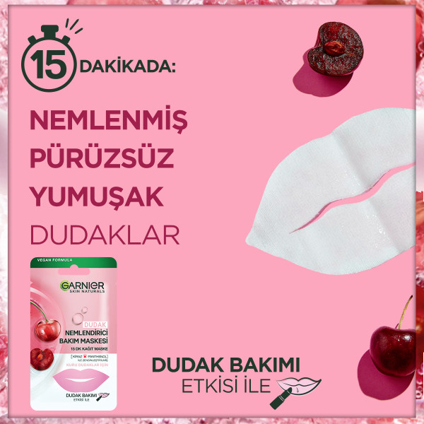 Garnier Dudak Nemlendirici Bakım Maskesi - 3