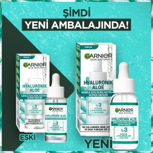 Garnier Hyaluronik Aloe Nemle Dolgunlaştıran Süper Serum 30 Ml - Thumbnail