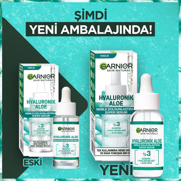 Garnier Hyaluronik Aloe Nemle Dolgunlaştıran Süper Serum 30 Ml