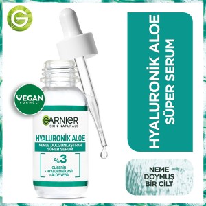 Garnier Hyaluronik Aloe Nemle Dolgunlaştıran Süper Serum 30 Ml - Thumbnail