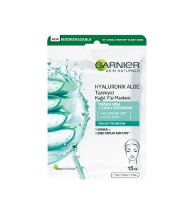 Garnier Cilt - Garnier Hyaluronik Aloe Temizleyici Kağıt Yüz Maskesi