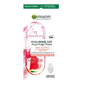 Garnier Hyaluronik Asit Sıkılaştırıcı Ampul Kağıt Yüz Maskesi 15 Gr - Garnier Cilt