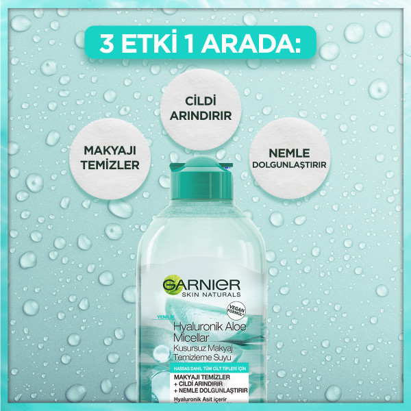 Garnier Micellar Hyaluronik Aloe Kusursuz Makyaj Temizleme Suyu 400 Ml - 4