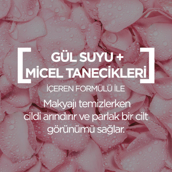 Garnier Micellar Kusursuz Makyaj Temizleme ve Işıltı Gül Suyu 400 Ml - 3
