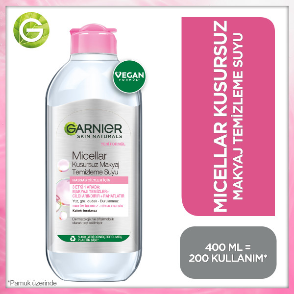 Garnier Micellar Kusursuz Makyaj Temizleme Suyu 400 Ml - 3