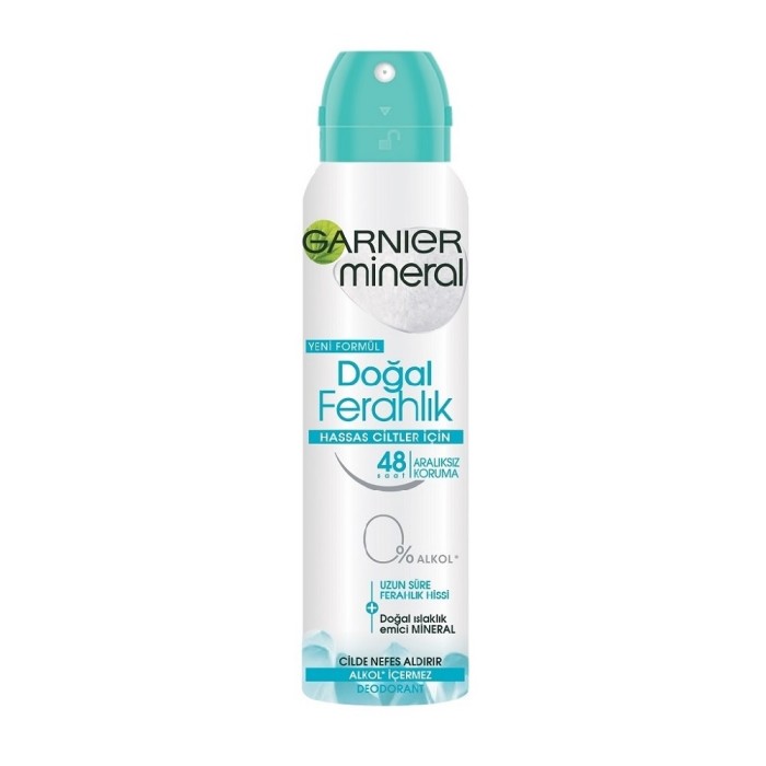 Garnier Mineral Doğal Ferahlık Kadın Deodorant 150 Ml - 1