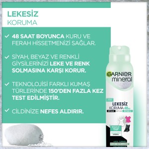 Garnier Mineral Lekesiz Koruma Kadın Deodorant 150 Ml - 5