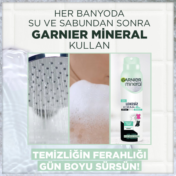 Garnier Mineral Lekesiz Koruma Kadın Deodorant 150 Ml - 4