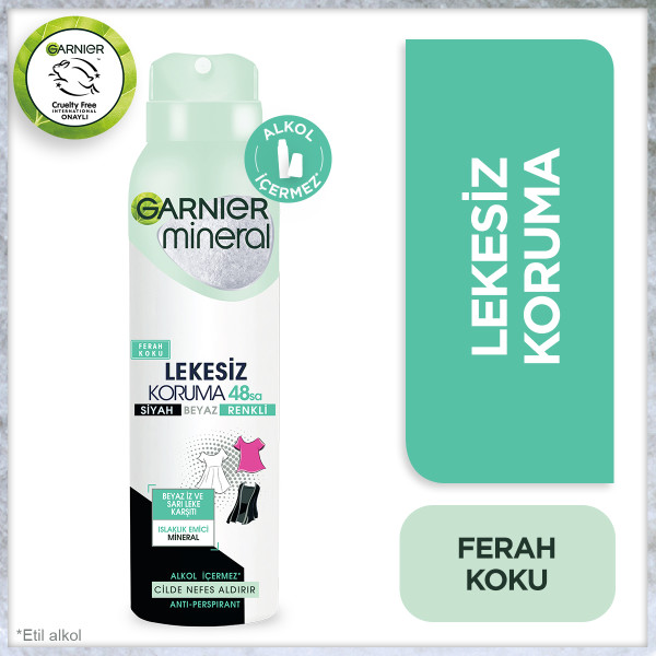 Garnier Mineral Lekesiz Koruma Kadın Deodorant 150 Ml - 2