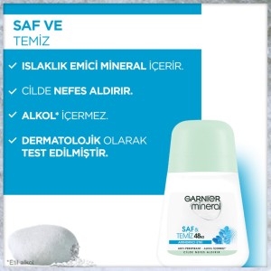 Garnier Mineral Saf&Temiz Kadın Roll-On 50 Ml - 4