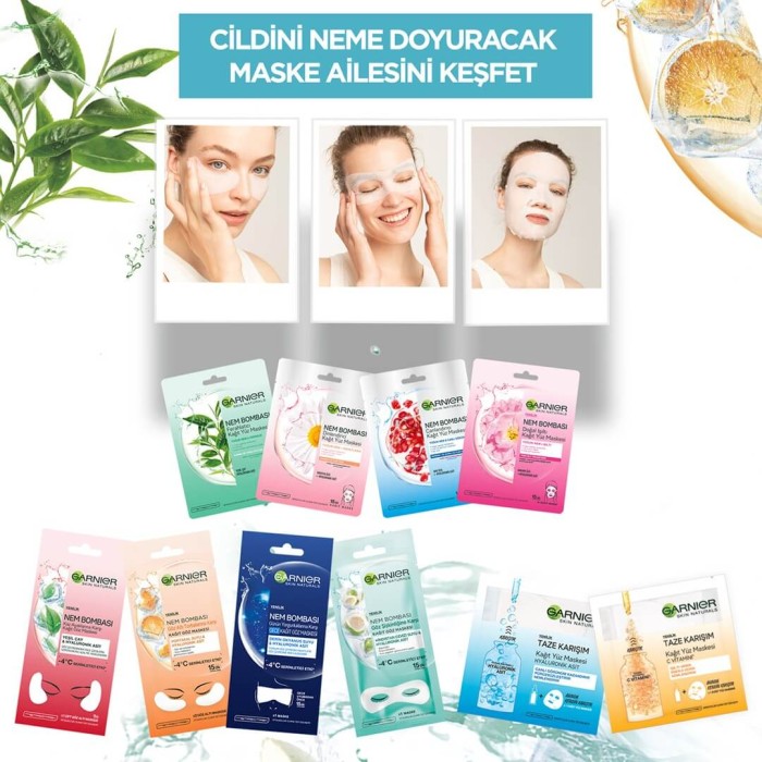 Garnier Nem Bombası Canlandırıcı Kağıt Maske 32 Gr - 4