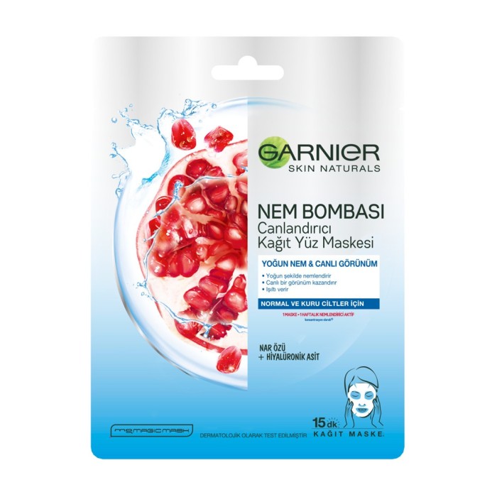 Garnier Nem Bombası Canlandırıcı Kağıt Maske 32 Gr - 1