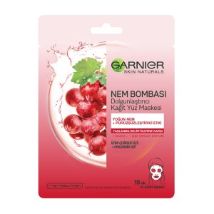 Garnier Nem Bombası Dolgunlaştırıcı Kağıt Yüz Maskesi - 1