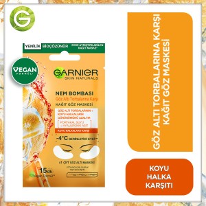 Garnier Nem Bombası Göz Altı Torbalarına Karşı Kağıt Göz Maskesi - 2