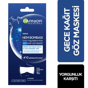 Garnier Nem Bombası Yorgunluk Karşıtı Gece Kağıt Göz Maskesi - 2