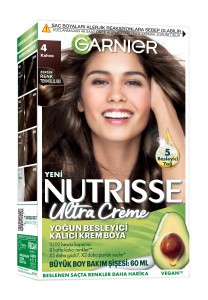 Garnier Saç Boyası - Garnier Nutrisse Ultra Creme 4 Kahve