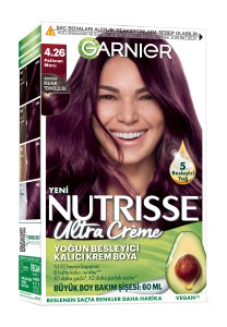 Garnier Nutrisse Ultra Creme 4.26 Patlıcan Moru 