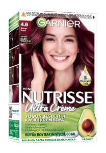 Garnier Nutrisse Ultra Creme 4.6 Şarap Kızılı 