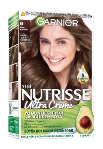 Garnier Saç Boyası - Garnier Nutrisse Ultra Creme 6 Koyu Karamel